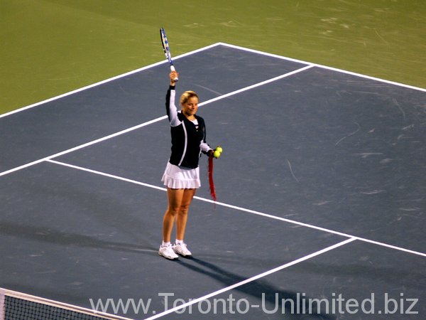 Kim Clijster winner against Elena Baltacha.