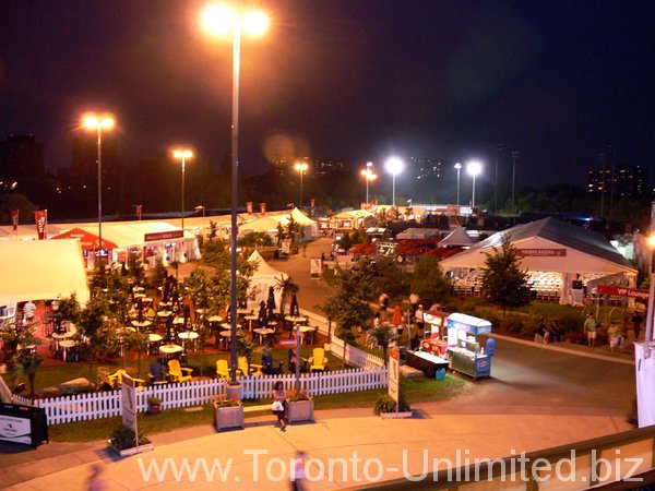Rexall Centre, Rogers Cup 2009, Retail Village at Night.