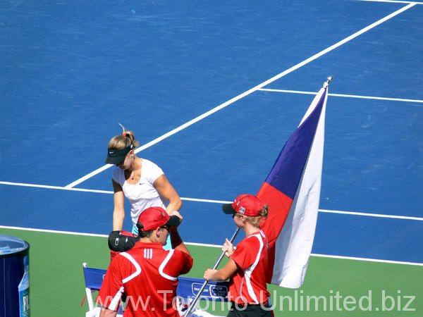Lucie Safarova of Czech Republic to play Serena Williams.