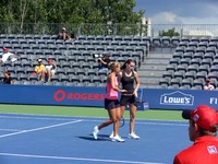 Iveta Benesova and Barbora Zahlavova Strycova of Czech Republic.