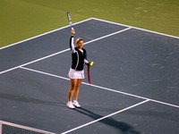 Kim Clijster winner against Elena Baltacha.