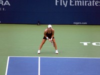 Samantha Stosur on Stadium Court.