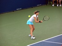 Lucie Safarova of Czech Republic.