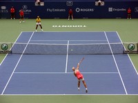 Serena Williams and Elena Dementieva, Rogers Cup 2009.