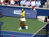 Serena Williams on Stadium Court.
