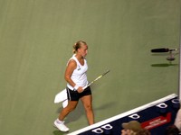 Svetlana Kuznetsova playing Samantha Stosur, 18 August 2009.