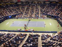 Stadium Court playing Kuznetsova and Stosur, 18 August 2009.