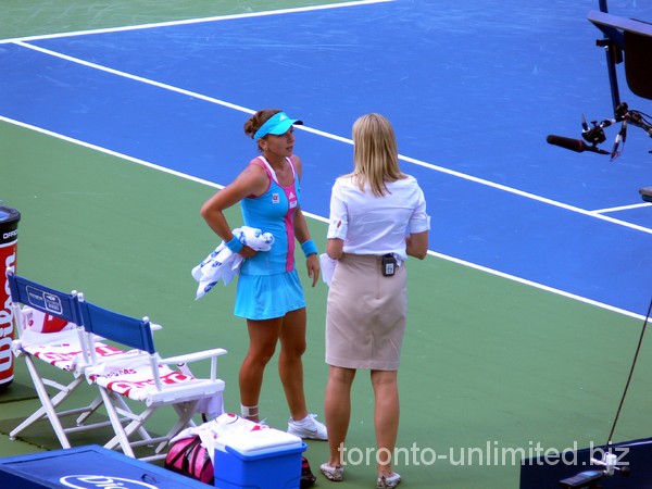 Simona Halep winner on past-game interview.