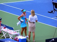 Simona Halep winner on past-game interview.