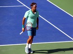 Concerned Roger Federer in the second set, Championship final August 10, 2914 Rogers Cup 