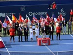 Rogers Cup organizing committee during closing ceremonies August 10, 2014 Rogers Cup  