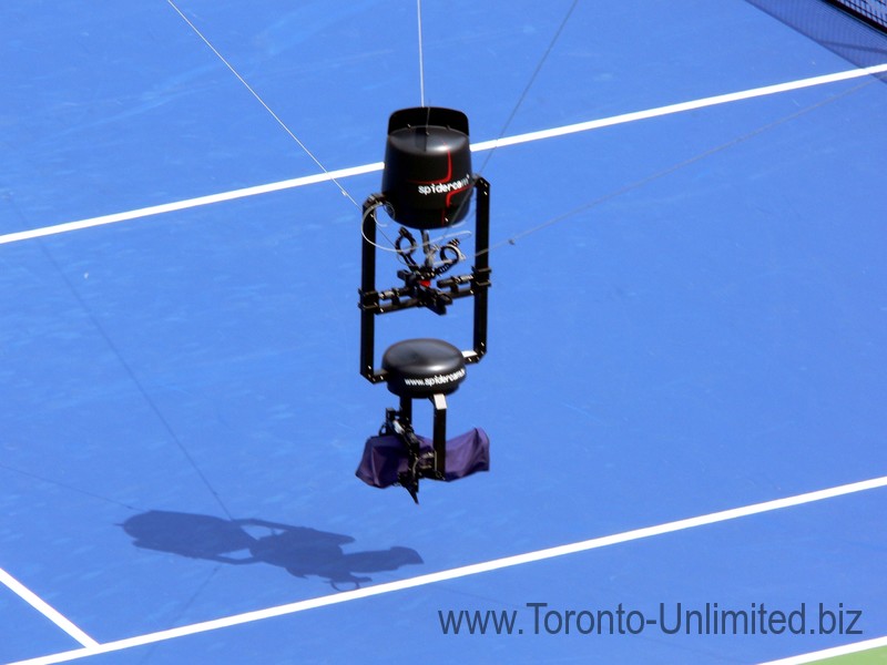 Spidercam on Stadium Court August 6, 2014 Rogers Cup Toronto