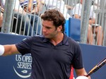 Malek Jazivi (Tunisia) in qualifying match August 2, 2014 Rogers Cup Toronto