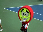 Costume Tennis Racquet for the fun during tennis match August 6, 2014 Rogers Cup Toronto