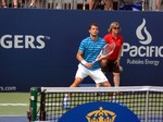 Grigor Dimitrov (BUL) playing Tommy Robredo (ESP) on the Grandstand Court August 7, 2014 Rogers Cup Toronto