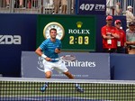 Running Grigor Dimitrov on Grandstand Court August 7, 2014 Rogers Cup Toronto 