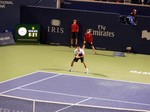 Marin Cilic (CRO) receiving serve on Stadium Court August 7, 2014 Rogers Cup Toronto