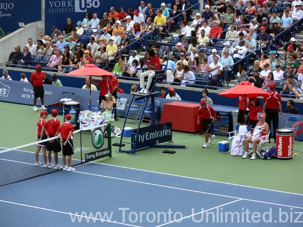 Dementieva and Sharapova taking break.