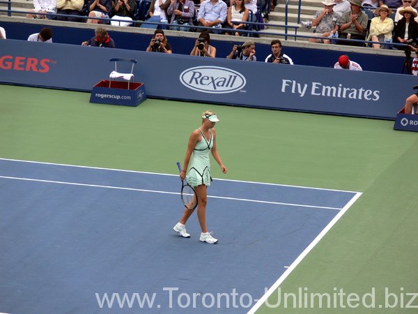 Maria Sharapova on Centre Court.