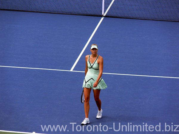 Maria Sharapova on Centre Court.