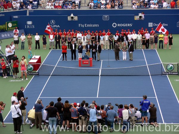 Closing ceremony, Rogers Cup 2009.