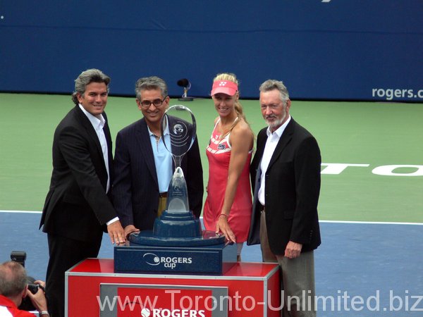 Karl Hale, Nadir Mohamed, Elena Dementieva and Tony Eames.