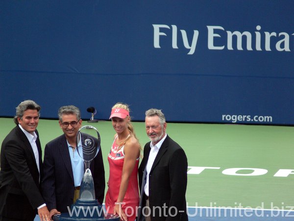 Karl Hale, Nadir Mohamed, Elena Dementieva and Tony Eames.