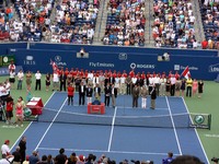 Closing ceremony, Centre Court, Rogers Cup 2009.