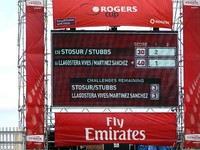 Scoreboard Stosur/Stubbs; Lalgostera, Sanches  2 : 1