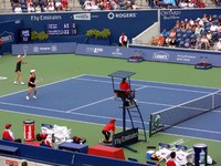 Stosur and Stubbs on the Centre Court.