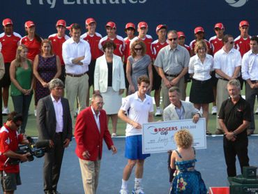 Rogers Cup 2010 Finals - Championship Cheque