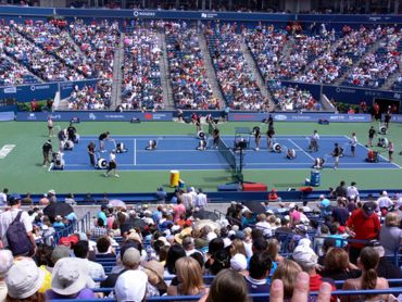 Rogers Cup 2010 Finals - Site Crew on the Court