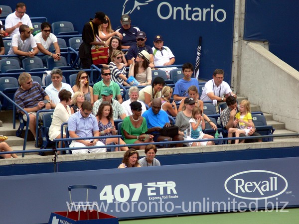 Lakeisha Graham and Richard Williams in stand.