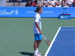 Alexandr Dolgopolov (Ukraine) on Grandstand Court with Radek Stepanek Rogers, August 7, Rogers Cup 2012.