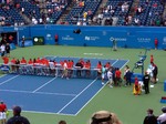 Centre Court entertainment with chance of big prize sponsored by National Bank, August 12, 2012 Rogers Cup..