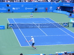 Semifinal match between John Isner (USA) and Richard Gasquet France on Saturday, August 11, 2012 Rogers Cup.