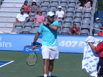 Pablo Andujar in between the games on Grandstand Court August 6, 2012 Rogers Cup.
