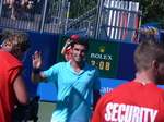 Pablo Andujar is a winner over Lukas Lacko, Grandstand Court August 6, 2012 Rogers Cup.