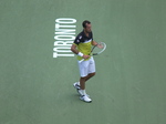 Radek Stepanek concentrating on next point, August 7, 2012 Rogers Cup.