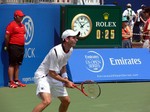 Erik Chvojka of Canada on Grandstand Court Rogers Cup 2012.