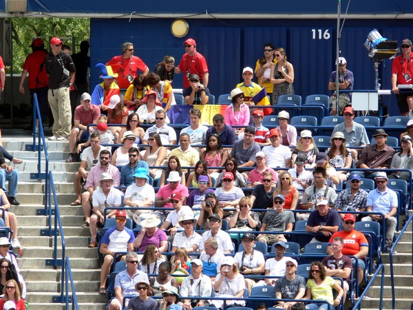 Romanian fans in Toronto in support of Sorana Cirstea August 11, 2013 Rogers Cup Toronto