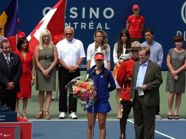 Championship runnerup Sorana Cirstea (ROU) Augsust 11, 2013 Rogers Cup Toronto