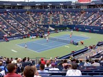 Rogers Cup 2013 Doubles Championship Final on Centre Court Augsut 11, 2013 Toronto