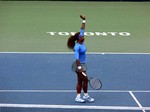 A Champion Serena Williams of Rogers Cup 2013 Toronto August 11, 2013