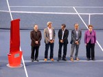 Billie Jean King with tournament officials to be inducted into Canadian Tennis Hall of Fame August 7, 2013 Rogers Cup Toronto