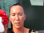 Jelena Jankovic leaving Grandstand after the match, August 7, 2013 Rorogers Cup Toronto