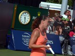 Jelana Jankovic full of emotions playing Sharon Fichman (CDN) August 7, 2013 Rogers Cup Toronto