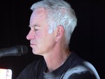 John McEnroe during an interview August 10, 2013 Rogers Cup Toronto