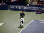 Legend Pete Sampras (USA) in exhibition match August 9, 2013 Rogers Cup Toronto