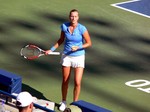Petra Kvitova (CZE) on Centre Court playing Sorana Cirstea (ROU) August 9, 2013 Rogers Cup Toronto